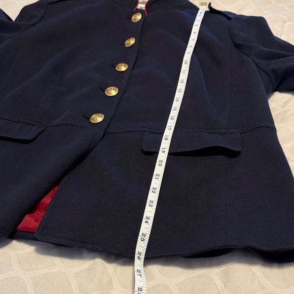 Talbots Dark Blue Women's Blazer with Gold Buttons, 14W - Picture 7 of 10